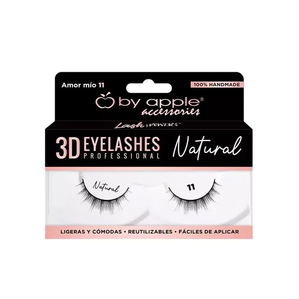 10 - Pestañas Natural 3D By Apple Accessories