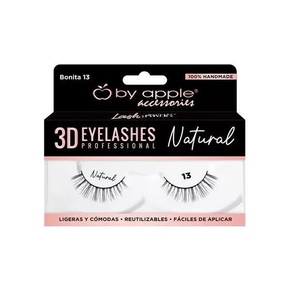 12 - Pestañas Natural 3D By Apple Accessories