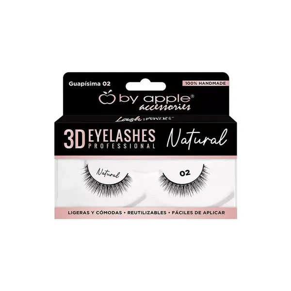 1 - Pestañas Natural 3D By Apple Accessories