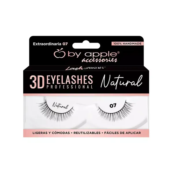 6 - Pestañas Natural 3D By Apple Accessories