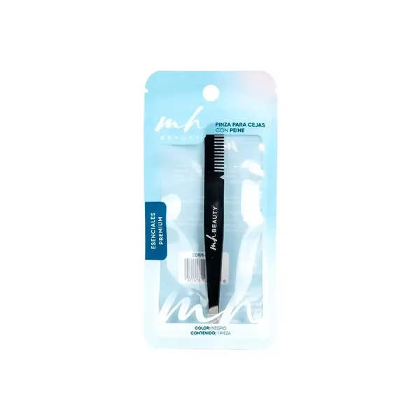 2 - Pinza Para Cejas con Peine MH Beauty