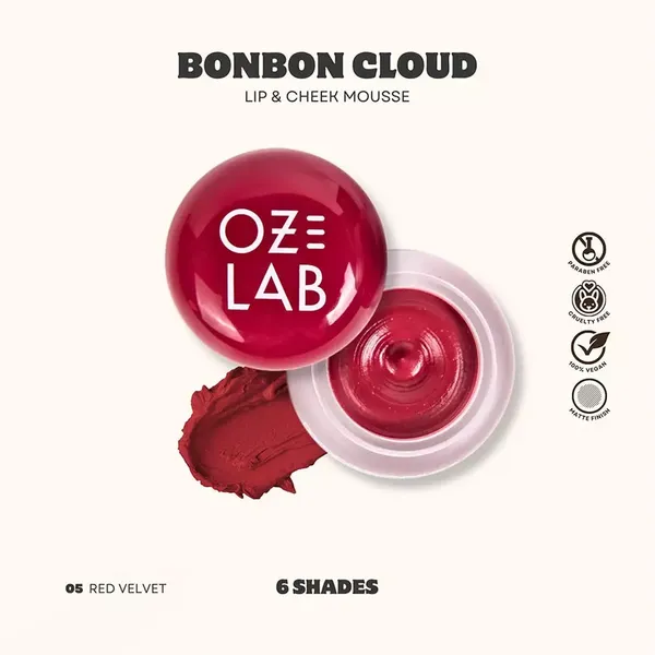 7 - Rubor en Mousse para Labios y Mejillas Bonbon Cloud