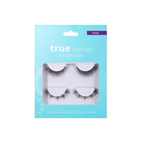 4 - Set de Pestañas Atrevida con 2 Pzas True Lashes