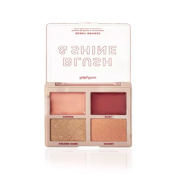 1 - Sombra Blush & Shine Ruby Rose