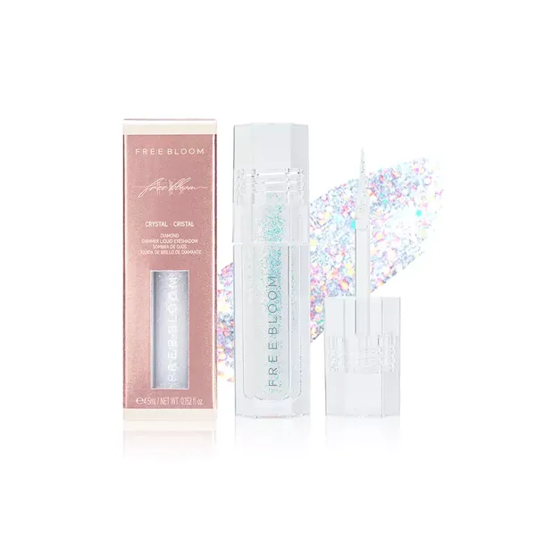 1 - Sombra Líquida Diamond Glitter Free Bloom