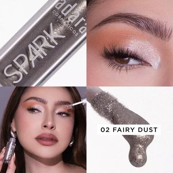 2 - Sombra Líquida Spark Adara Cosmetics