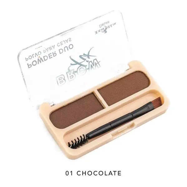 1 - Sombra para Cejas Duo Brow Fix Italia Deluxe