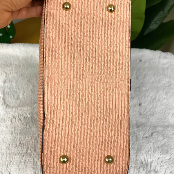 10 - Set de Bolsa y Cosmetiquera H-Luxury Pleats de 2 Piezas