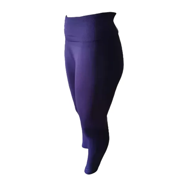 2 - Leggins Mallones Térmicos Con Faja Pretina Alta Mujer color azul marino