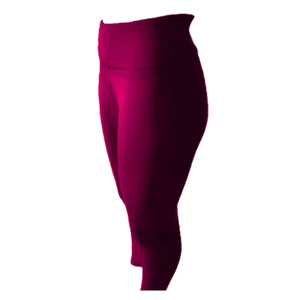 2 - Leggins Mallones Térmicos Con Faja Pretina Alta Mujer Color Fiucsa