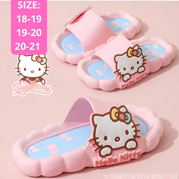 2 - Sandalias de Hello Kitty Infantiles