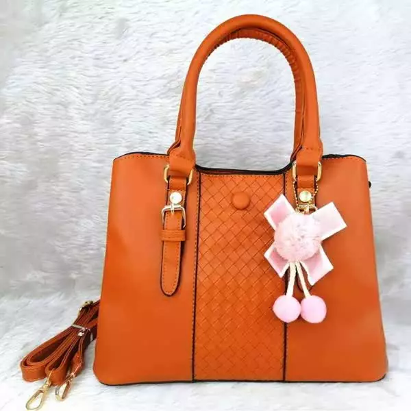 0 - bolsa para mujer modelo abigail color naranja