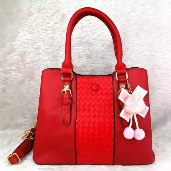 0 - bolsa para mujer modelo abigail color rojo