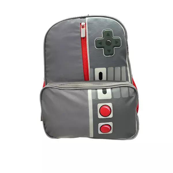 0 - Mochila Escolar de Control Retro de Videojuego