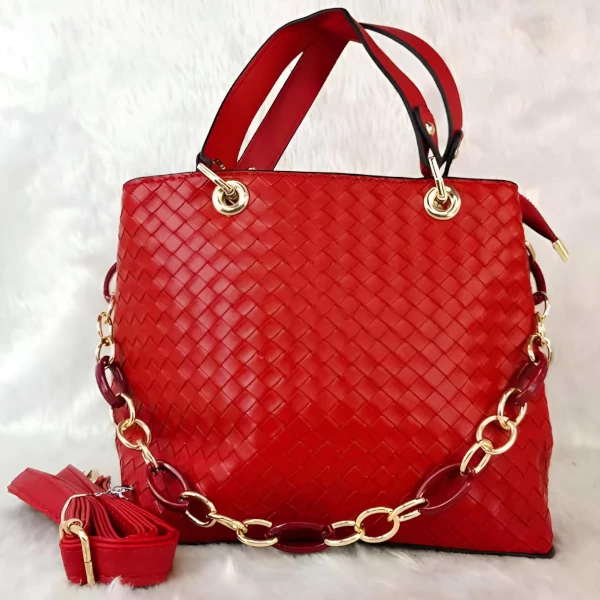 0 - bolsa para mujer modelo aixa color roja