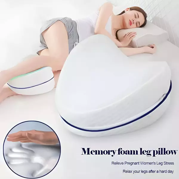 0 - Almohada para piernas de memory foam