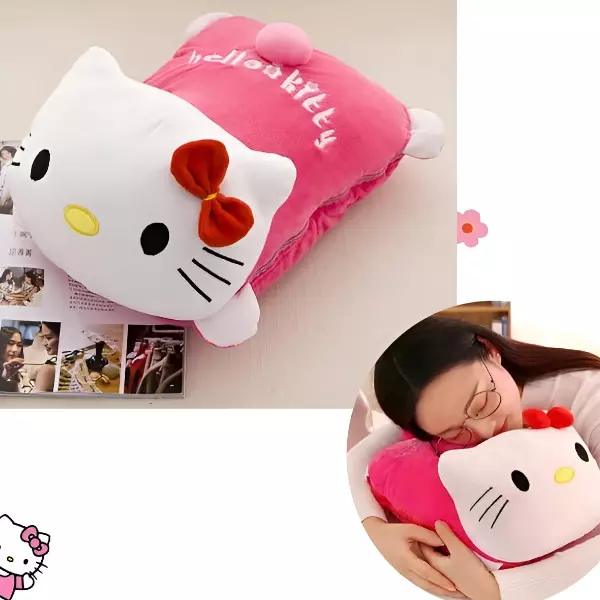 0 - Frasada y Almohada de Hello Kitty