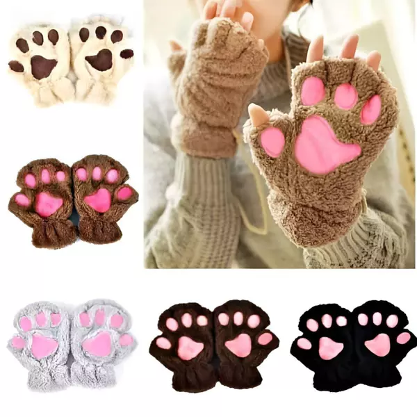 2 - Guantes con forma de gato