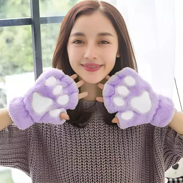 3 - Guantes con forma de gato