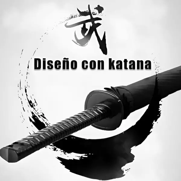 0 - Paraguas Katana con 16 varillas