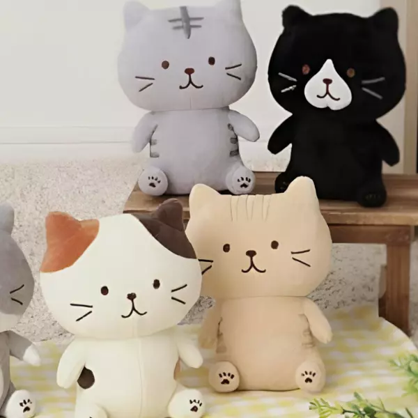 0 - Peluche Gatito Kawaii de Colores