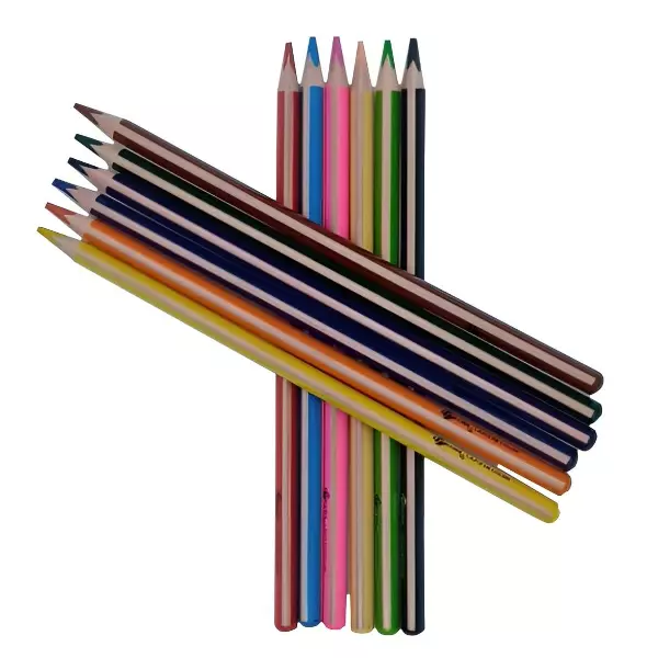 0 - 12 Lapices De Colores Intensos Triangulares Tryme