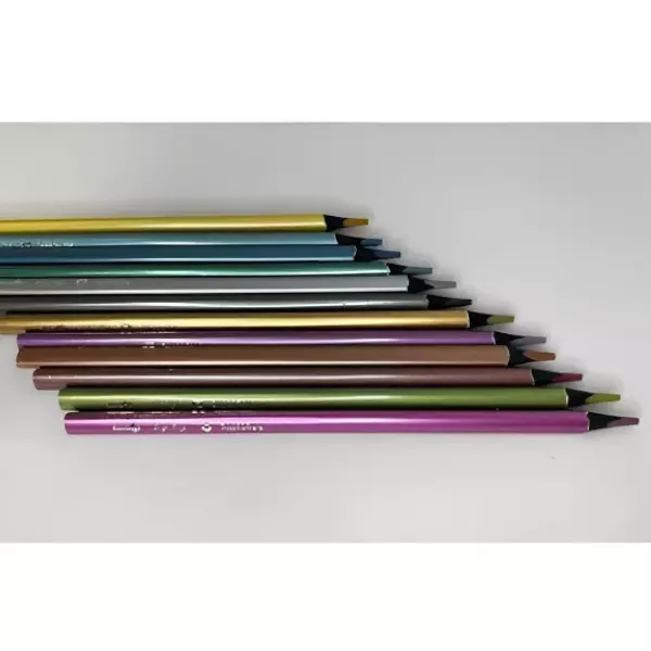2 - 12 Lapices De Colores Metalicos Premium Tryme