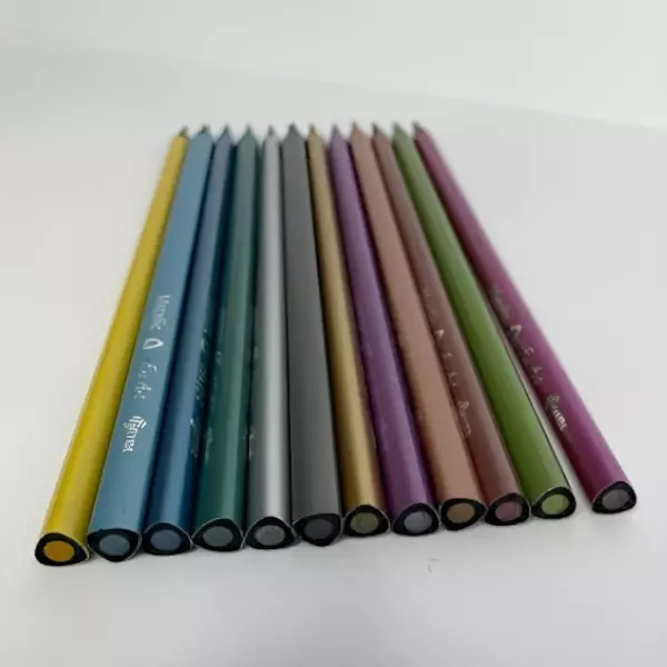 3 - 12 Lapices De Colores Metalicos Premium Tryme