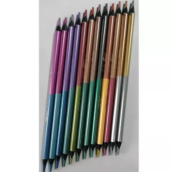 2 - 24 Lapices De Colores Metalicos Duo Premium Tryme