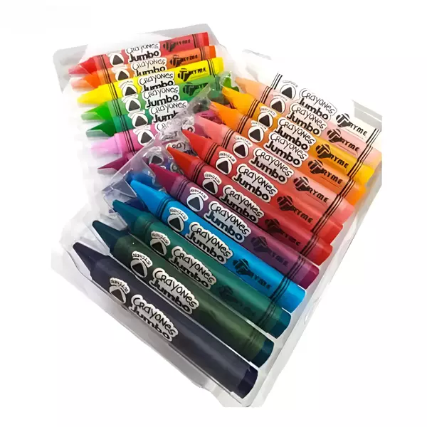 0 - Crayones Jumbo Extra Gruesos Con Aroma 24 Piezas