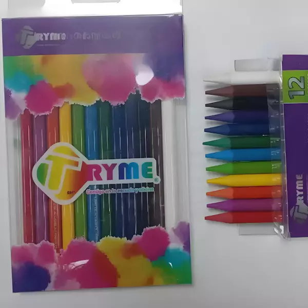 0 - Lápices De Acuarela Premium Marca Tryme con 12 Piezas