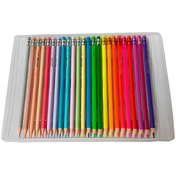 2 - Lapices Colores Profesionales Diferentes Estuche 96 Pz Tryme