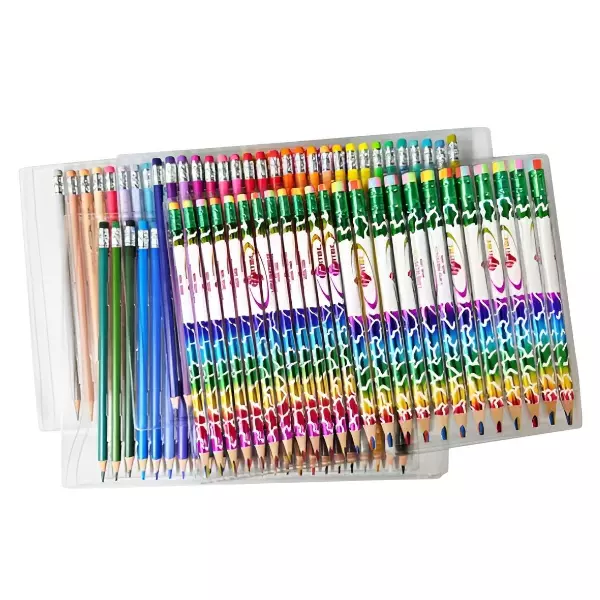 6 - Lapices Colores Profesionales Diferentes Estuche 96 Pz Tryme