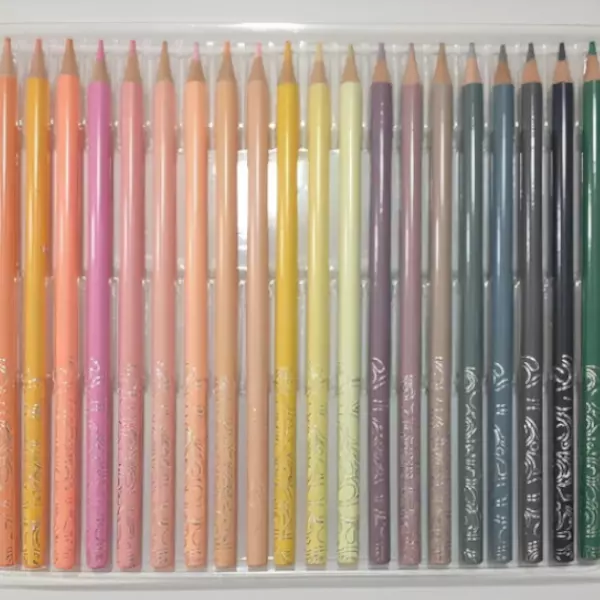 1 - Lapices Escolares Colores Intensos Y Pastel Tryme 80 Piezas