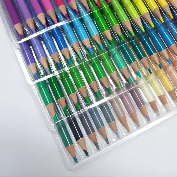 5 - Lapices Escolares Colores Intensos Y Pastel Tryme 80 Piezas