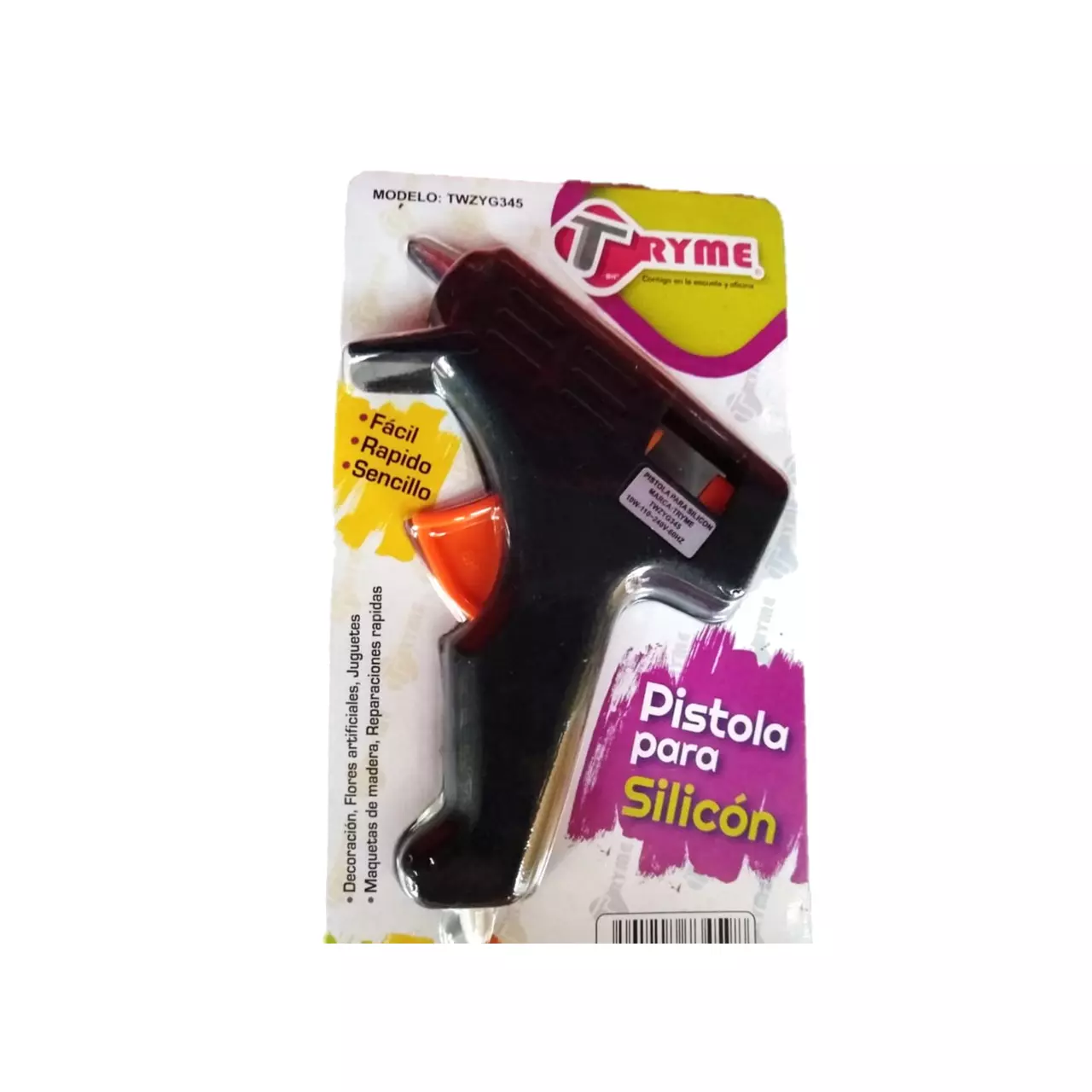 0 - Pistola Para Silicon Caliente Marca Tryme