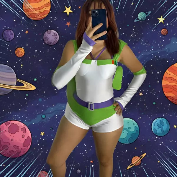 0 - Disfraz de Buzz Lightyear para mujer de Toy Story