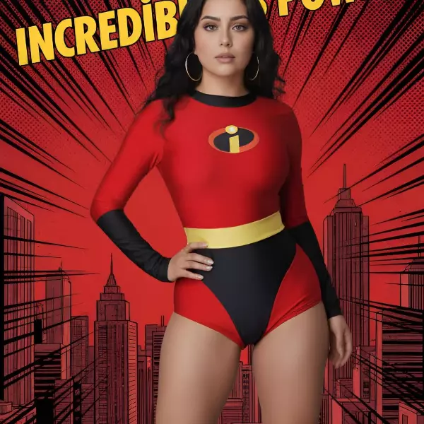 0 - Disfraz de Superheroína inspirada en Los Increíbles de Disney