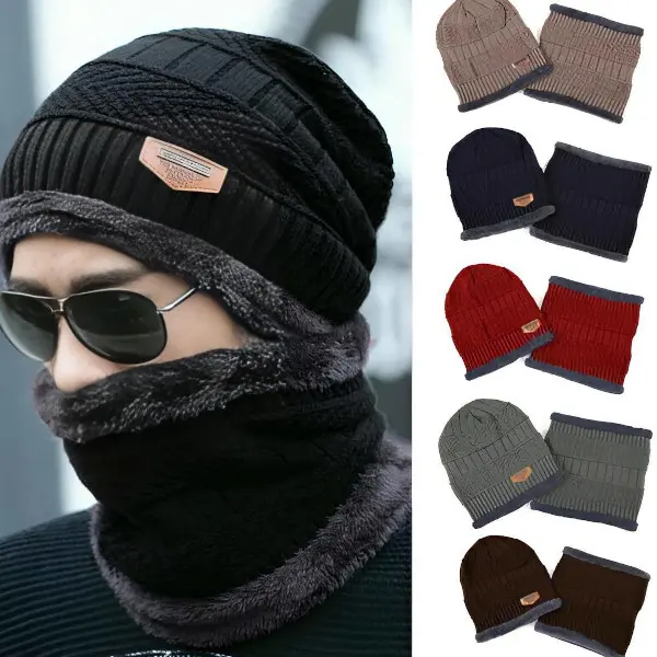 2 - Gorro con cuellera para invierno