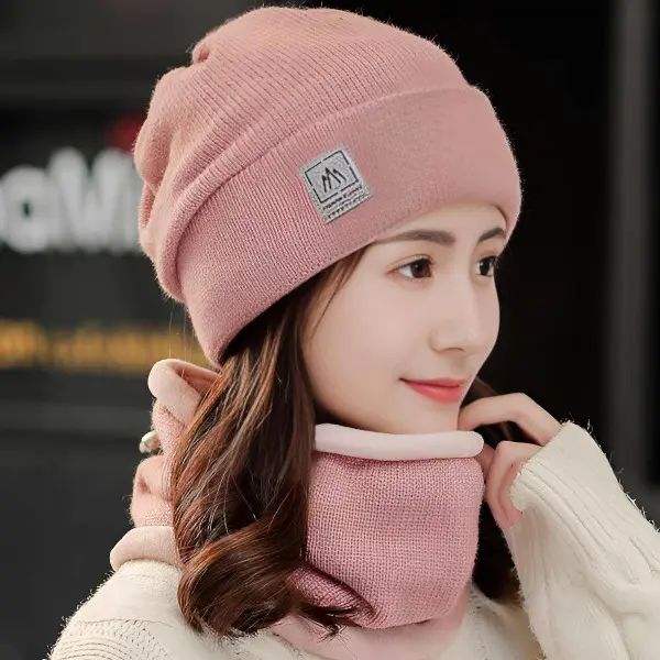 0 - Conjunto de Gorro y cuellera de Invierno